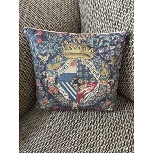 Mini Margaret of Austria Heraldic Tapestry Pillow Made in England‎  7"